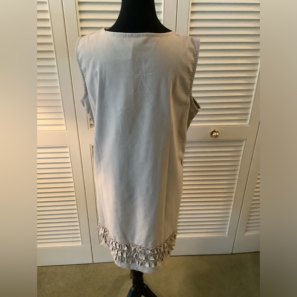 Artizan - Robin Barré - Taupe Shift Dress - Size Large - Picture 8 of 11